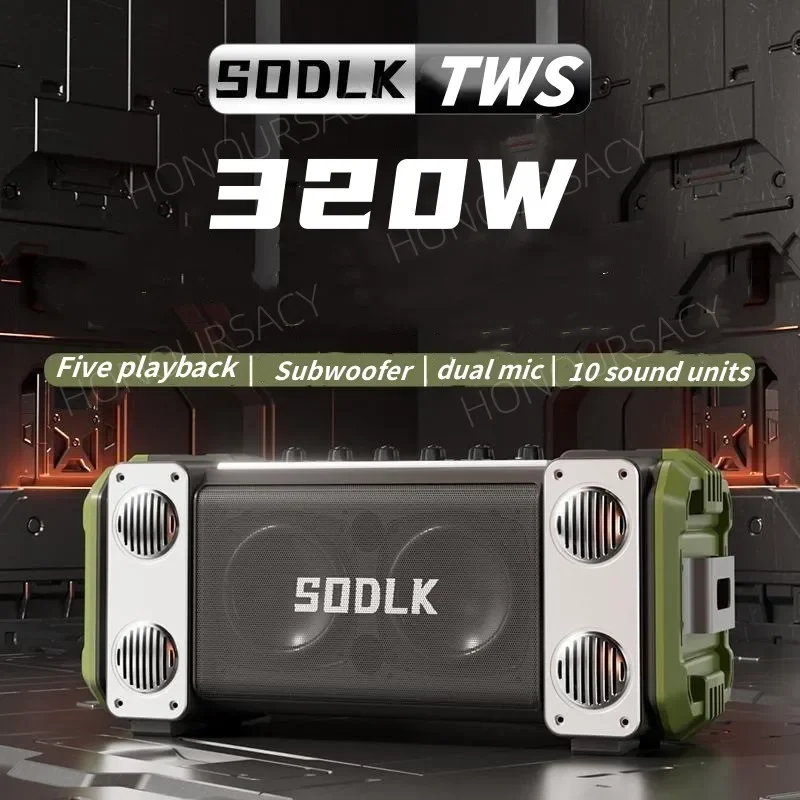 

Портативная беспроводная Bluetooth-Колонка SODLK, 320 Вт