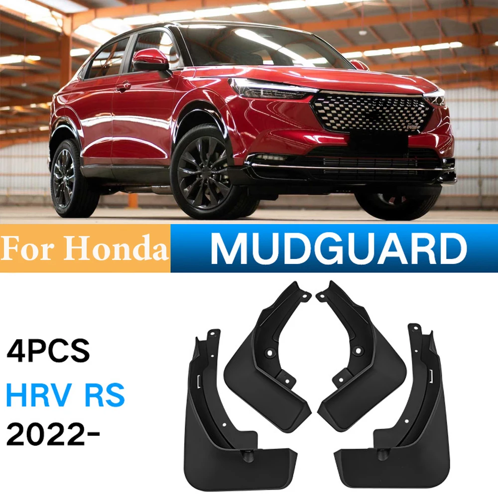 

Car Fender Mud Flaps For Honda HR-V HRV RS 2022 Splash Guards MudFlaps Front Rear Mudguards Auto Accessories 4PCS