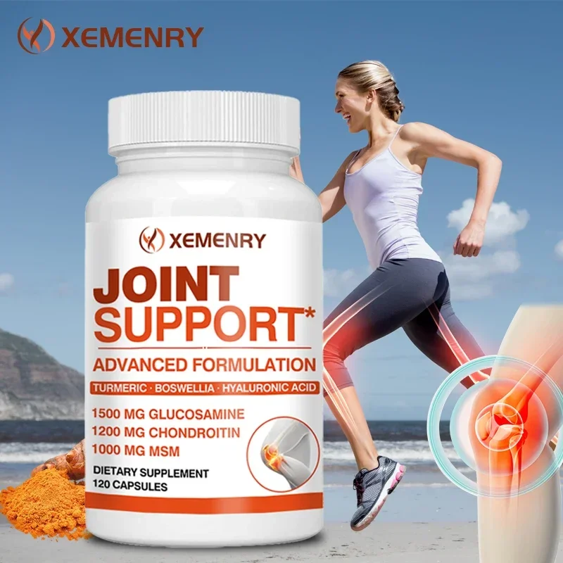 Glucosamine Chondroitin Supplement Joint Support-Strengthen Cartilage and Muscle Health Repair Joint Damage Enhance Immunity