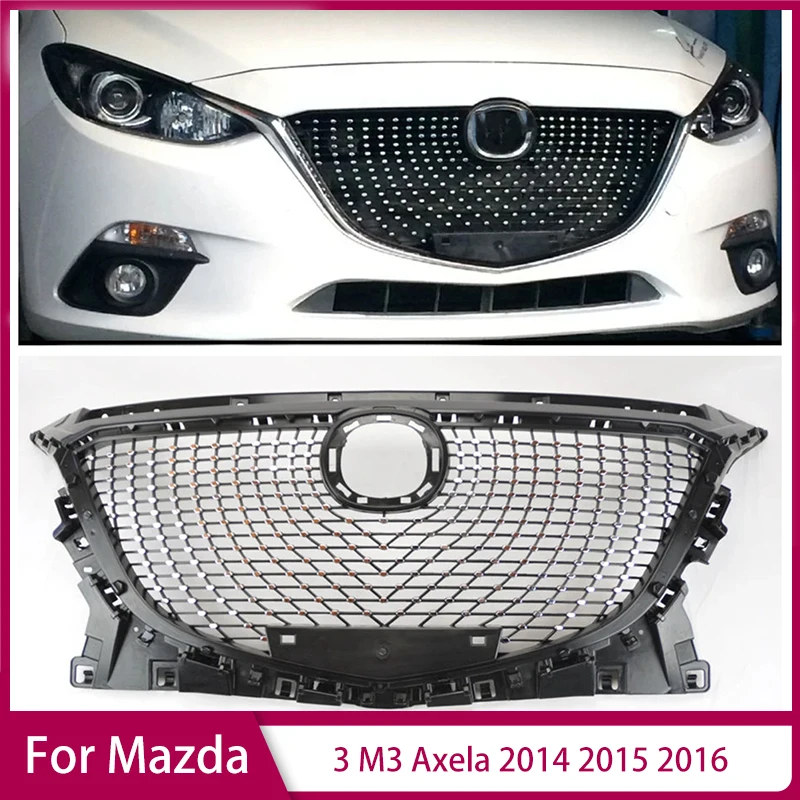 

Передняя решетка для Mazda 3 M3 Axela 2014 2015 2016