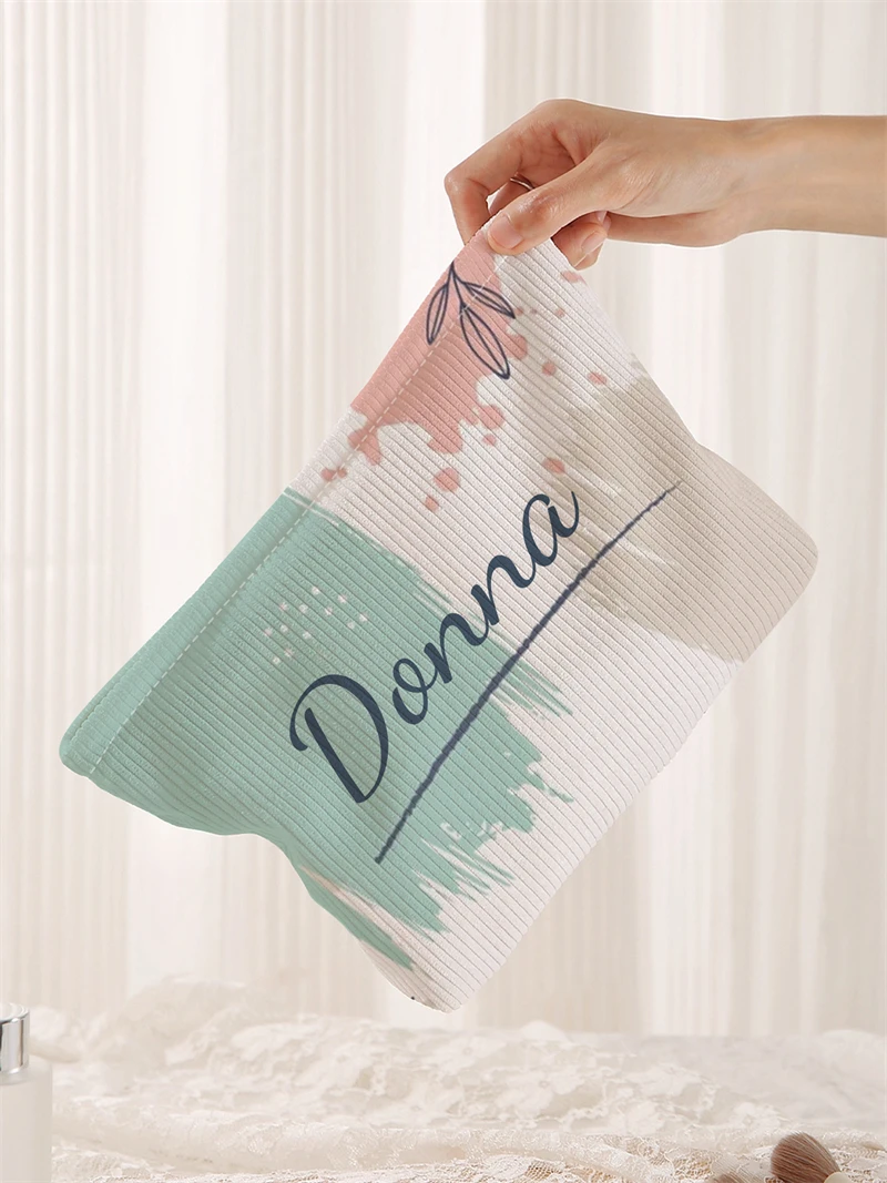 New women's makeup bag, customized photo makeup bag, zipper makeup bag, can be customized according to your unique design