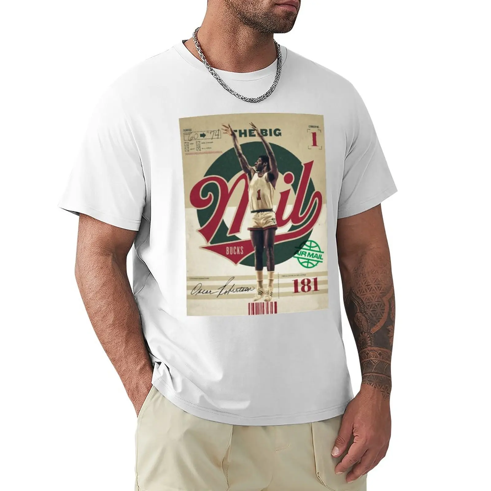 

2023 футболка с баскетбольными звездами оскарса и Робертсона (5) Harajuku, футболка с механизмом, футболка, новинка, смешная новинка, соревнование по активности