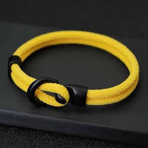 Fashion Rope Bracelet Men Double Layer Outdoor Camping Braclet Homme Accessories Survival Paracord Braslet Gift For Him - Image 10