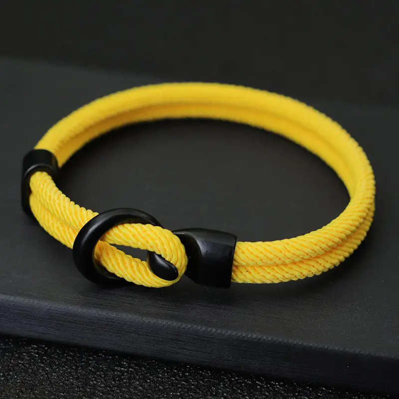 Fashion Rope Bracelet Men Double Layer Outdoor Camping Braclet Homme Accessories Survival Paracord Braslet Gift For Him - Image 10