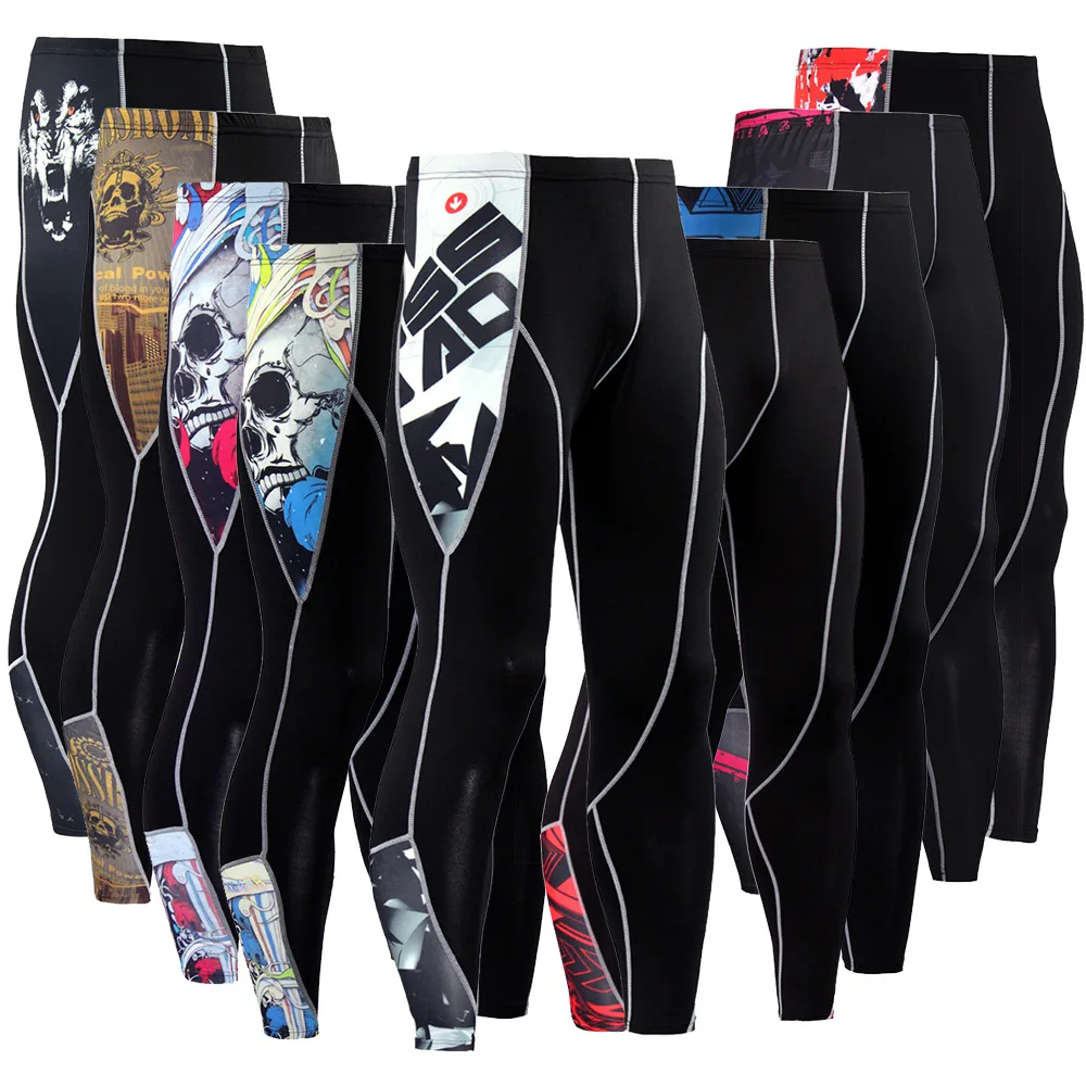 Men's Compression Quick Dry Sports leggings Fitness Training Running pants Sports leggings