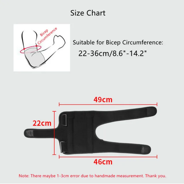 1pc Elbow Brace Guard Night Elbow Sleep Support Stabilizer with 2 Removable Metal Splints for Cubital Tunnel Syndrome Tendonitis 6