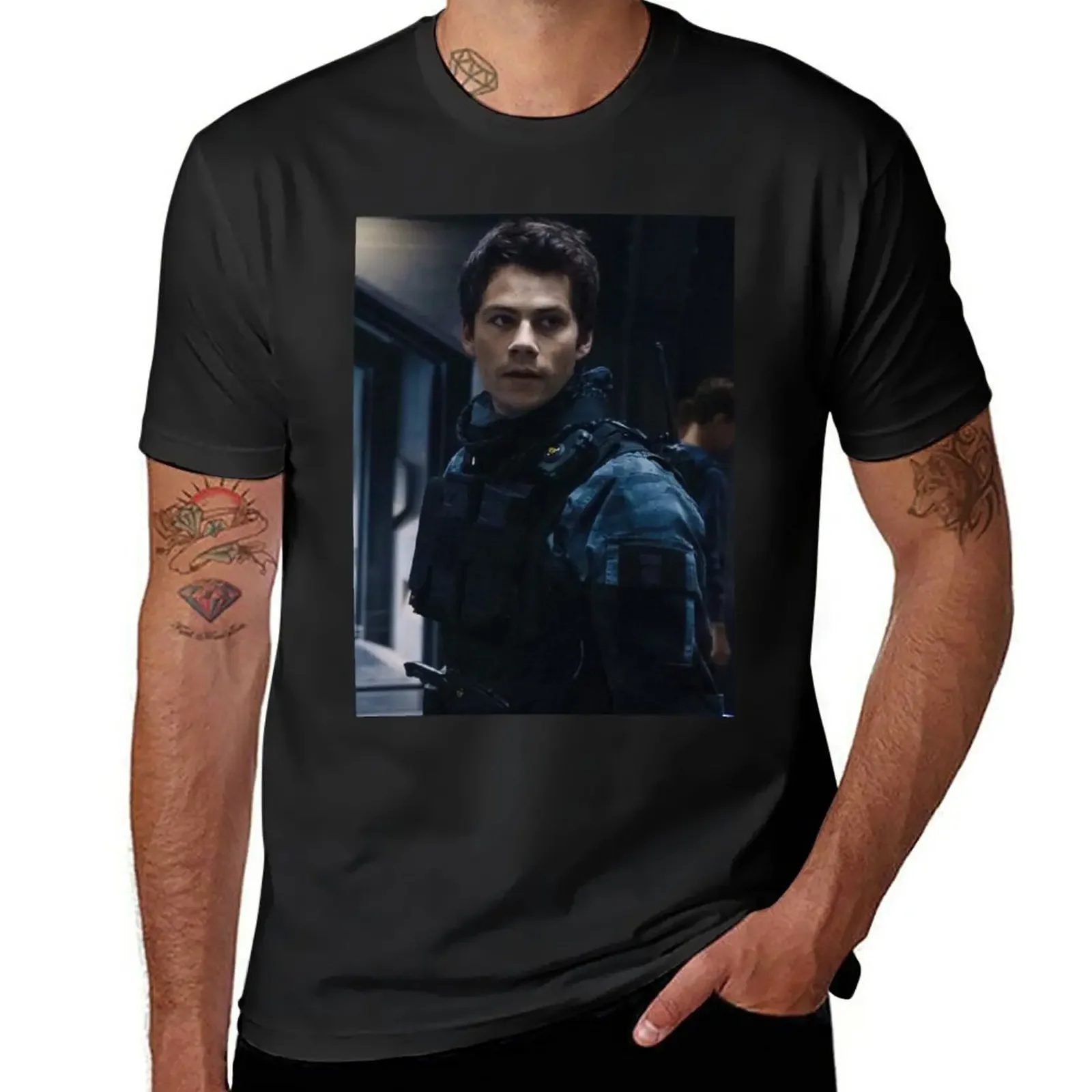 Thomas-Maze Runner T-Shirt Cute Top Blacks Boys Whites T Shirt For Men