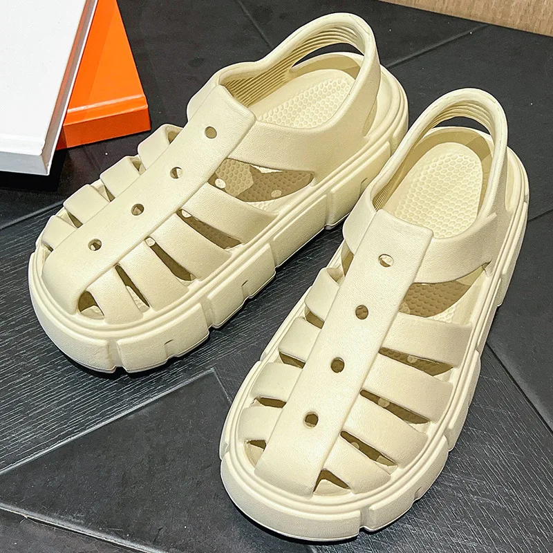Women Summer Sandals EVA Platform Slippers Garden Shoes Beach Slides Flip Flop Comfortable Slippers Casual Outdoor Sandals 35-40
