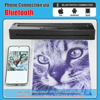 Imprimante de pochoirs de transfert de tatouage sans fil, Thermocopieur Bluetooth, Machine de copieur de tatouage Portable, fourniture de papier de transfert de tatouage 3