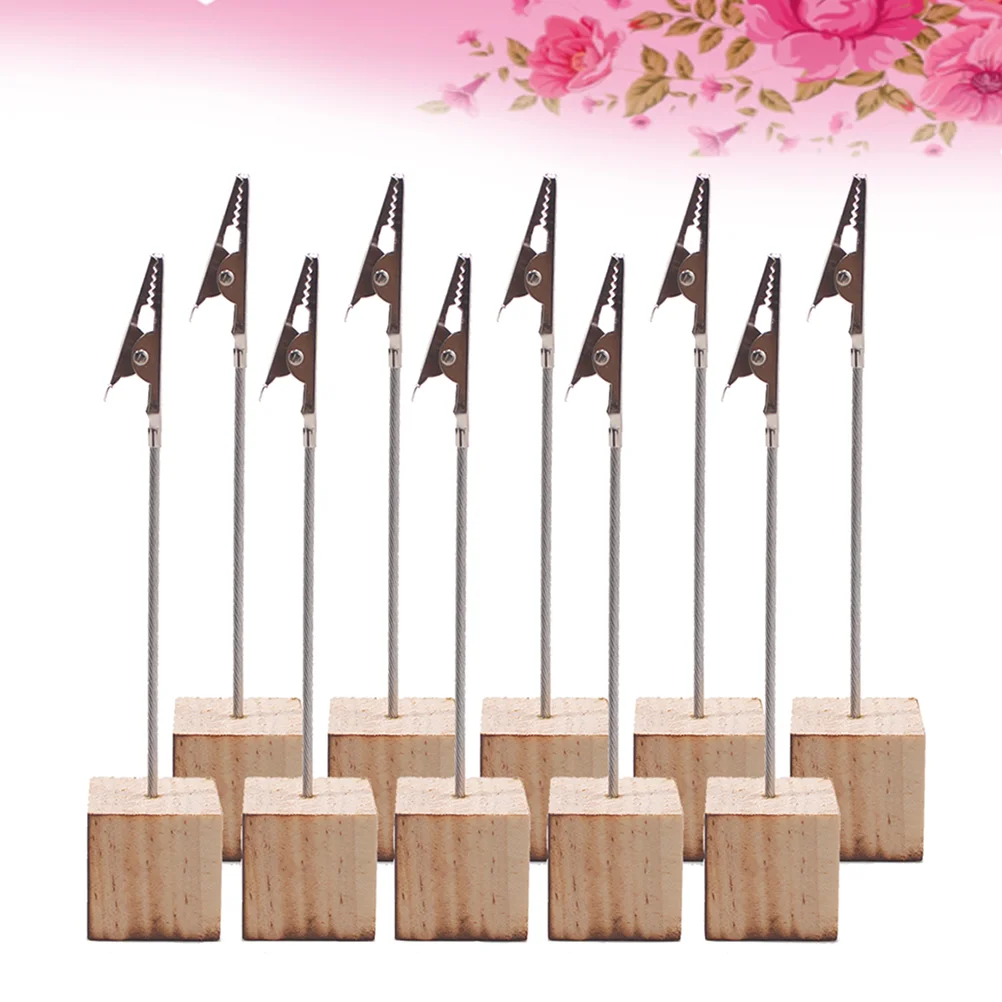 

Creative Table Number Holder Wedding Table Name Holder Clips Picture Memo Note Photo Stand Iron Clip Business Card Holder