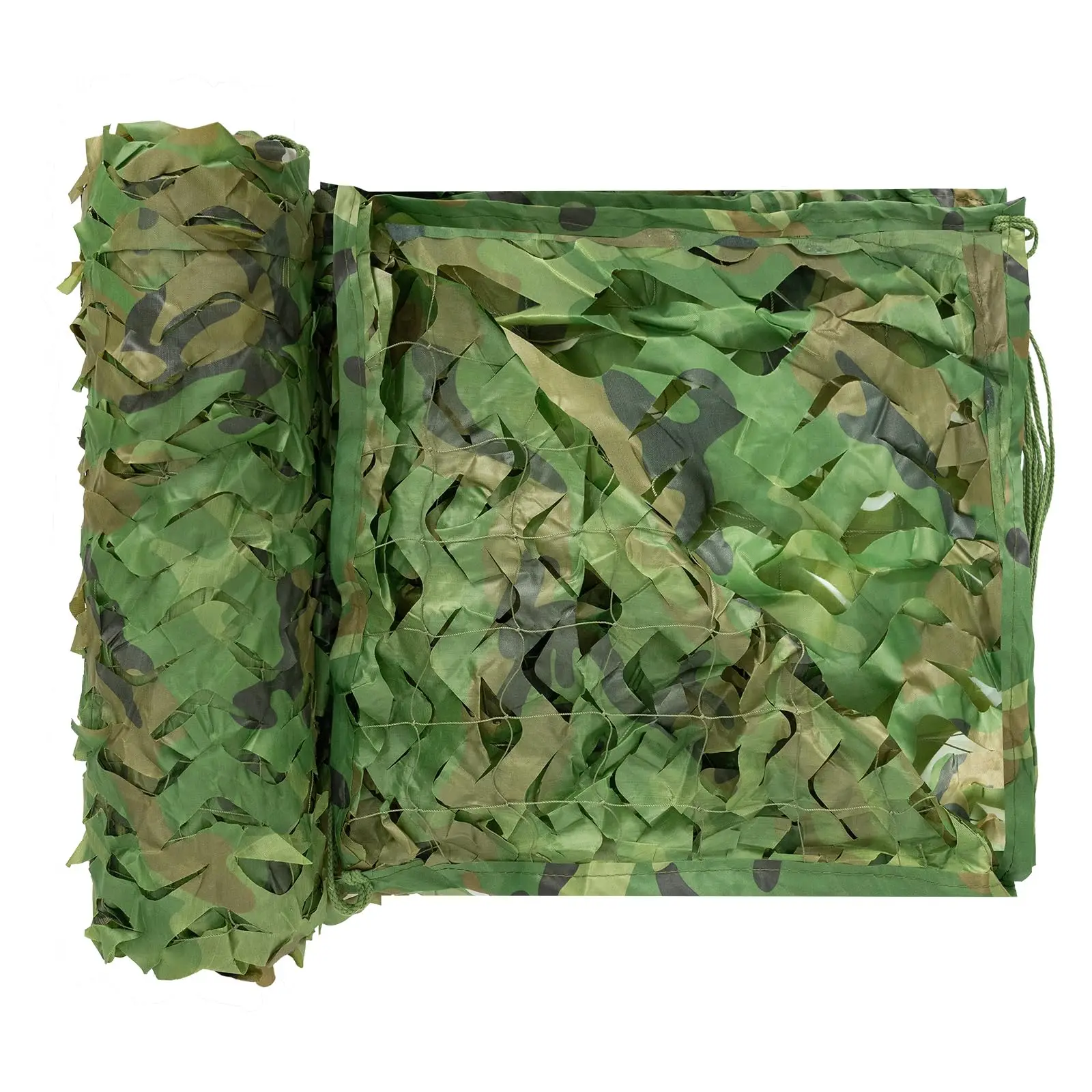 Activité-Filet de Camouflage Numérique Militaire Woodlands Feuille Pour