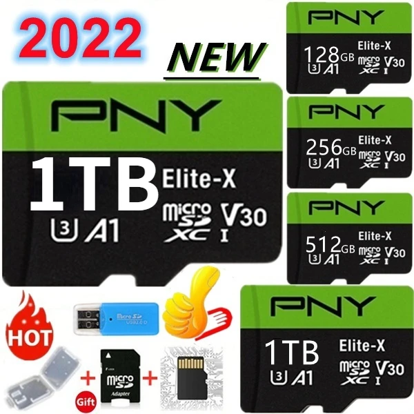 64 gb memory card 2022NEW high speed 1TB 512GB  256GB card+ USB drive Micro SD Micro SDHC Micro SD SDHC card 10 UHS-1 TF memory card + card reader memory card 16gb