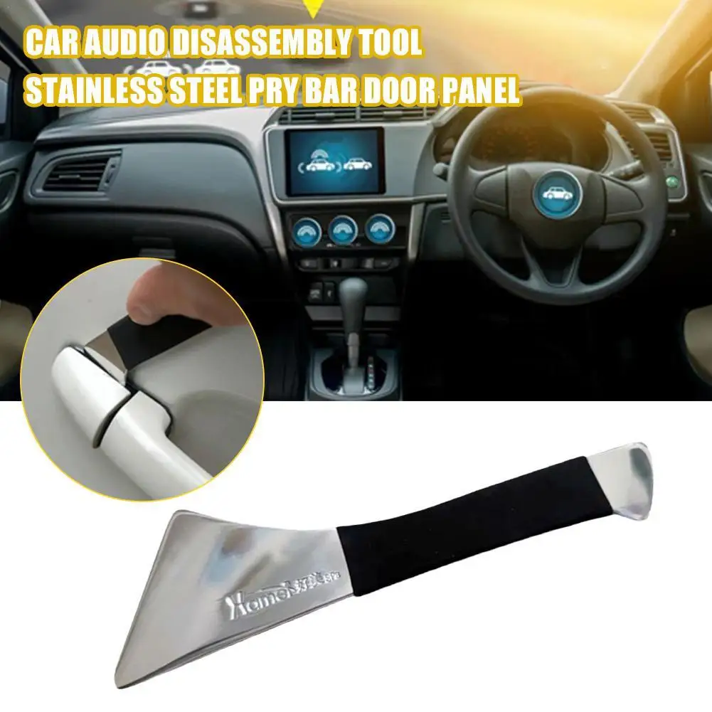 

Car Audio Door Panel Interior Trim Removal Stainless Steel Skid Center Console Rear View Lens Removal Tool Metal Steel Warping