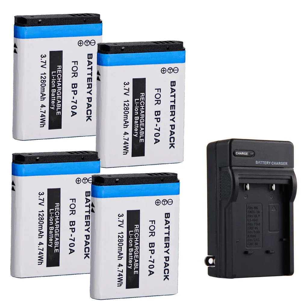Аккумулятор 3,7 в 1280 мАч для Samsung Cameras ES65 ES70 ES75 ES80 PL80 PL90 PL110 PL20 PL120 PL170