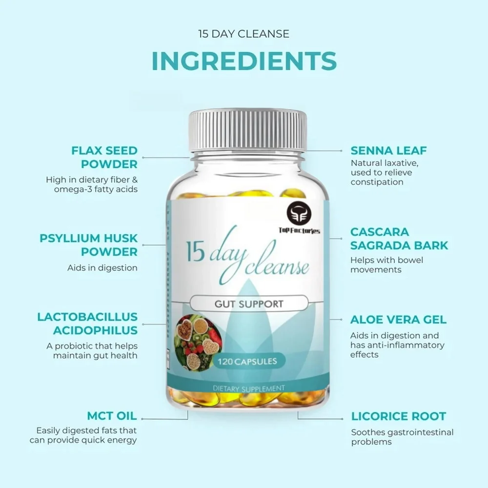Top Factories Digestive Detoxification Dietary Supplement Colon Cleansing-Balancing Intestinal Organisms and Plants