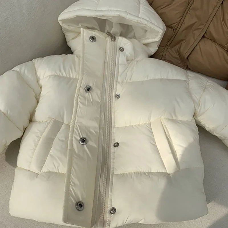 Kids Winter Parkas Fur Coat Thick Outerwear