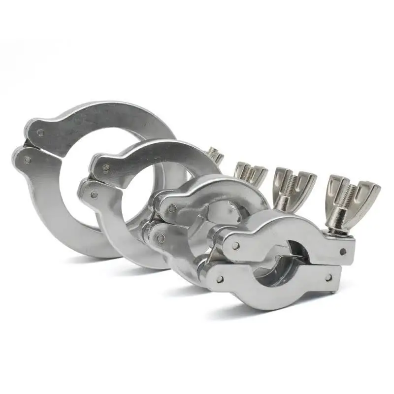 WCPAR Abrazadera De Vacío KF16/25/40/55 SS304 Con Anillo De Centrado Viton – Conexión Para Sistemas De Vacío