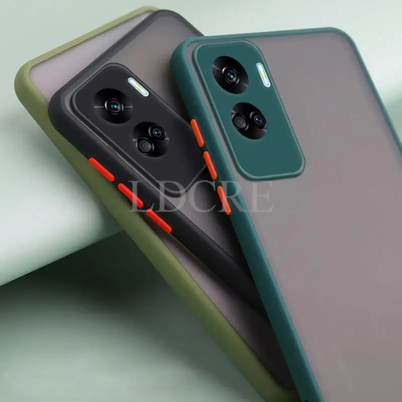 Per Honor 90 Lite Custodia In Silicone Tpu Opaco Cover Per Honor 90 Lite Custodia Honor 90 Lite Capa Protector Custodia In Gomma Trasparente