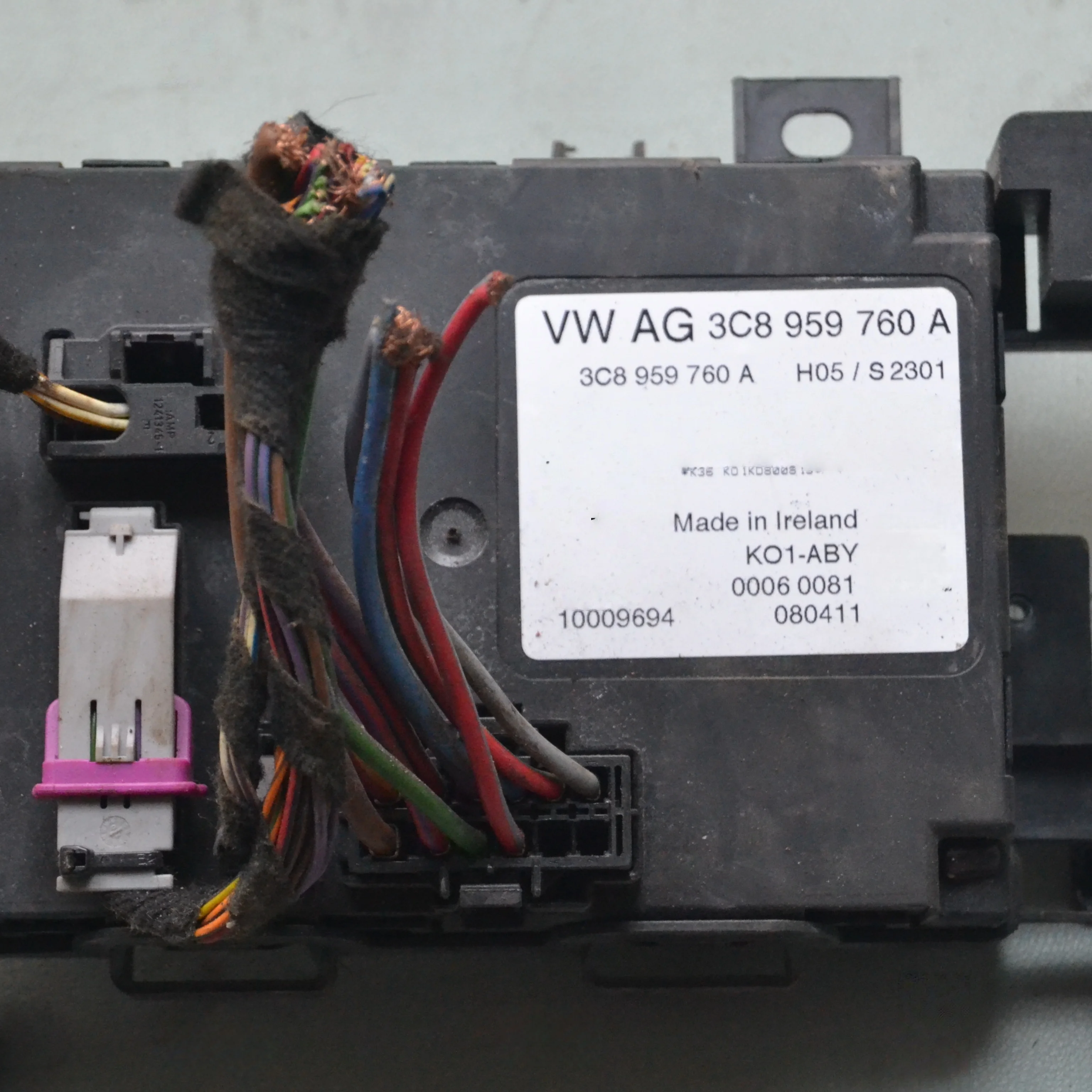 중고차 해체 부품 파사트 골프 CC 시로코 제타 시트 메모리 모듈 ECU 3C8959760A
