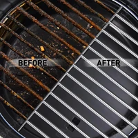 Brosse de nettoyage pour Barbecue, outil de nettoyage, accessoires de gril, poils en acier inoxydable, brosses de nettoyage antiadhésives, accessoires de Barbecue 3