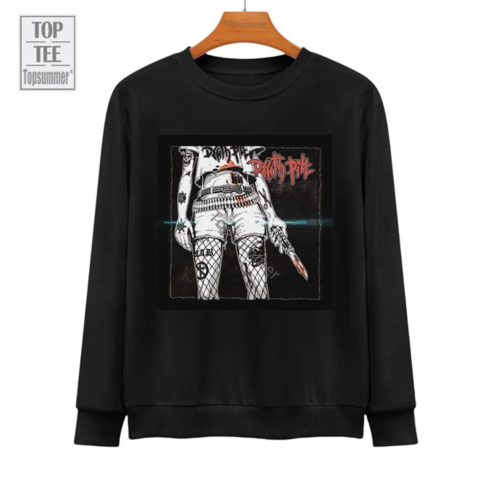 

Death Pill Album Hoodies Death Pill Tour Hoodie Men Goth Streetwear Oversized Sweatshirts