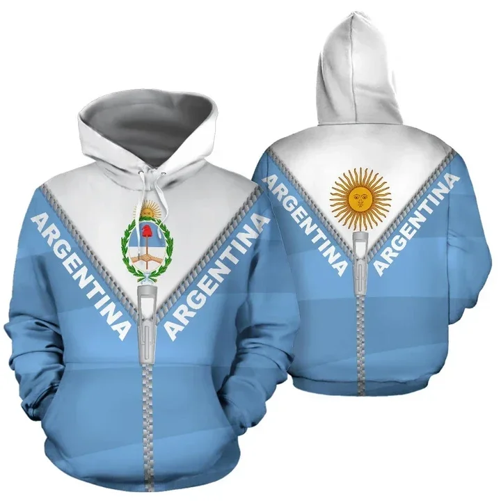 

Men Hoodie Argentina Hoodie Sport Country Flag 3D Printed Women Hooded Sweatshirt Casual Long Sleeve Streetwear Pullover