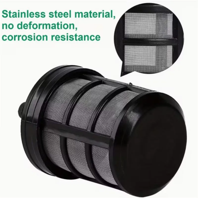 1/2개 8/10/11/12/13mm 호스 점적 관개 필터 금속 메쉬 정원 농업 관개 필터 급수 파이프 부속품