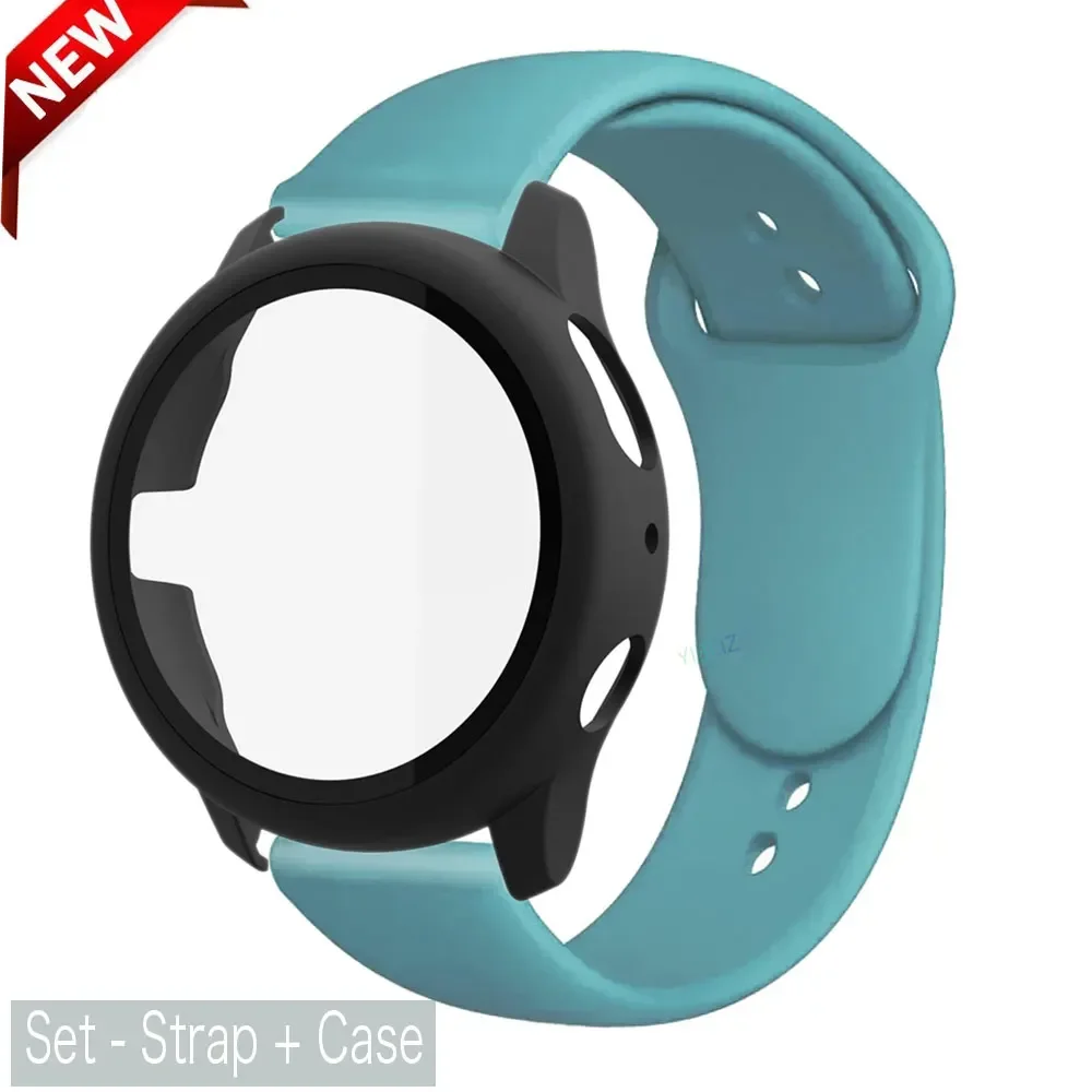 Protective Glass Film Case & Strap Set with Bracelet Accessories