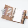 Moterm Full Grain Veg Tan Leather Personal Size Luxe 2.0 Rings Planner Notebook with 30MM Rings Agenda Organizer Diary Journal 4