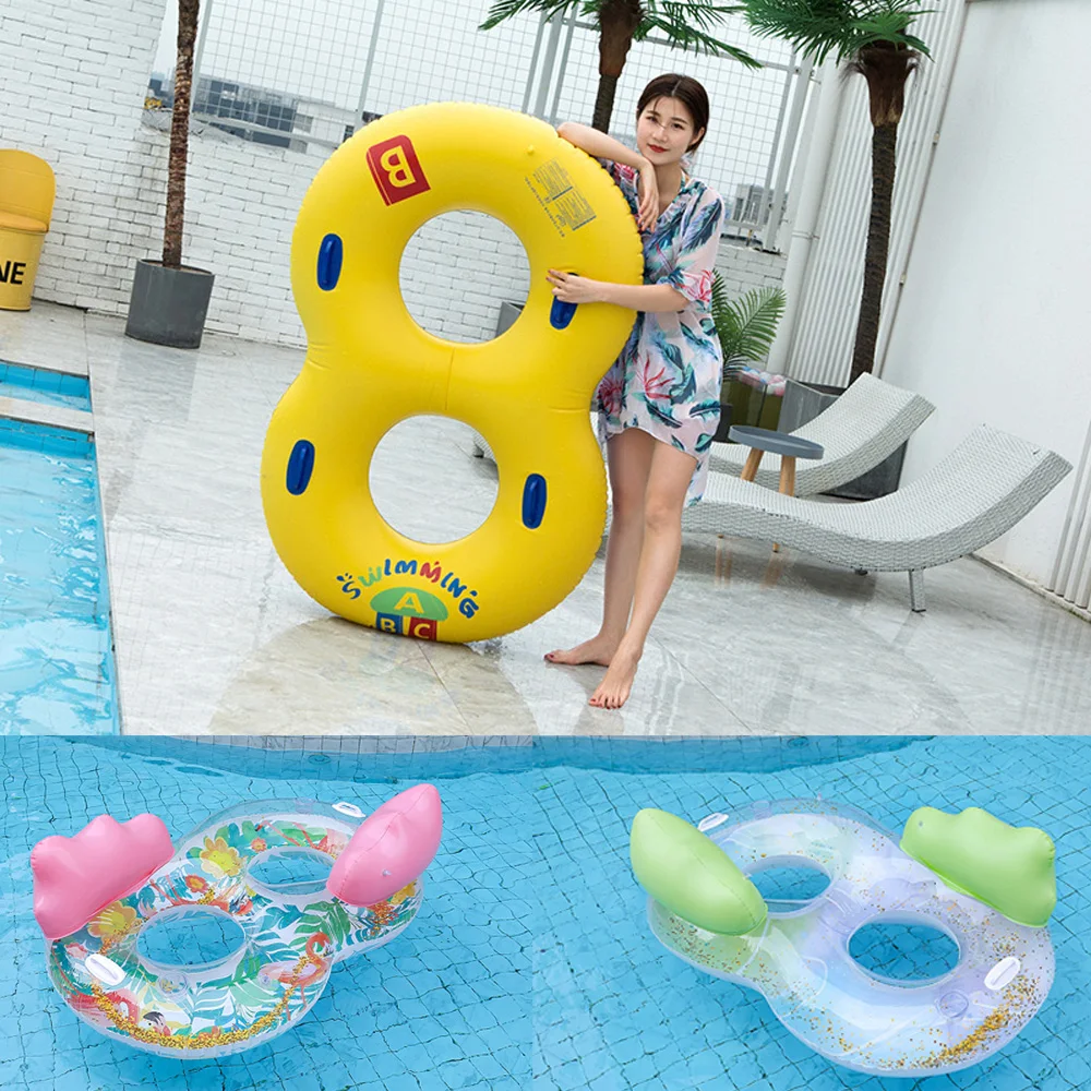 ROOXIN Swim Ring Tube Inflatable Float 8 Word Swimming Ring For Kids Adult Float Swimming Circle Pool Sand Water Play Swim Tube inflatable pool float inflatable swimming ring swimming pool floats