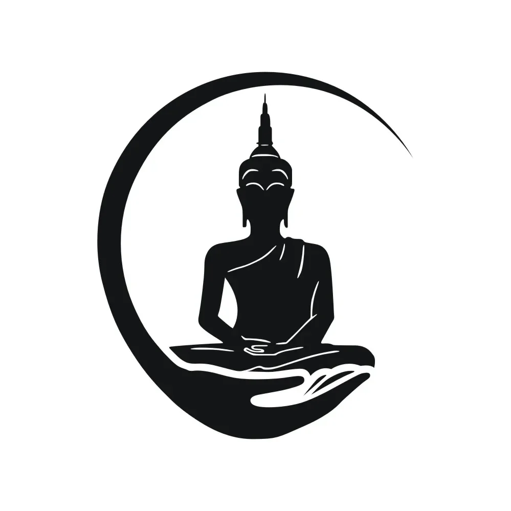 

Car Stickers Thai Buddha Statue Auto Motorcycle Decals Car Body Window Stickers Car Styling Waterproof Sun Protection PVC,13CM