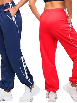 2026 New Breathable Quick-Drying Trousers Korean Casual Loose Straight Button Sportswear Fashion Jogging Pants Men And Women