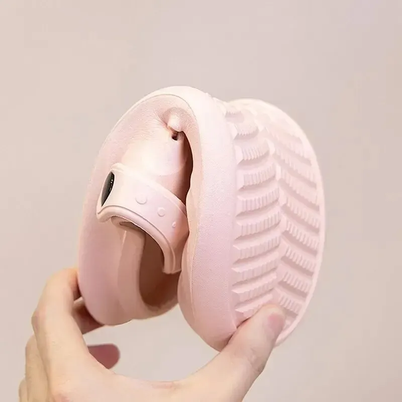 Women Sandals Summer Casual EVA Lightweight Outdoor Anti Slip Thick Sole Beach Slides Couple Garden Shoes