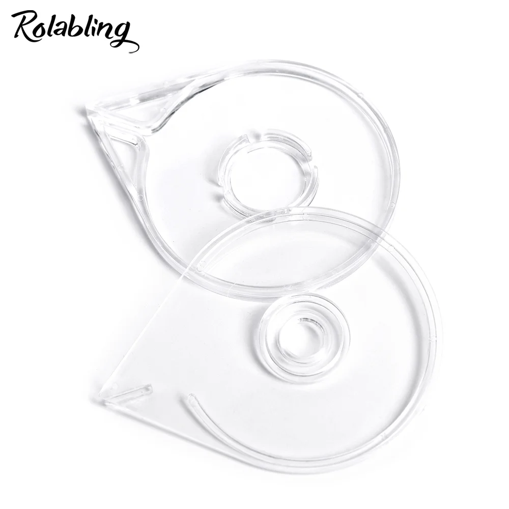 1pc Clear Nail Art Striping Tape Line Case Foil Line Sticker Roller Box Holder Dispenser Easy Use Manicure Nail Art Tools 5