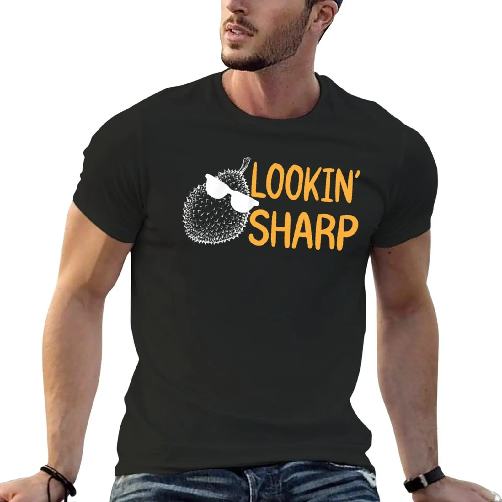

Looking Sharp Shirt Funny Durians Lover, Durian Funny Quotes T-Shirt new edition t shirts for men pack