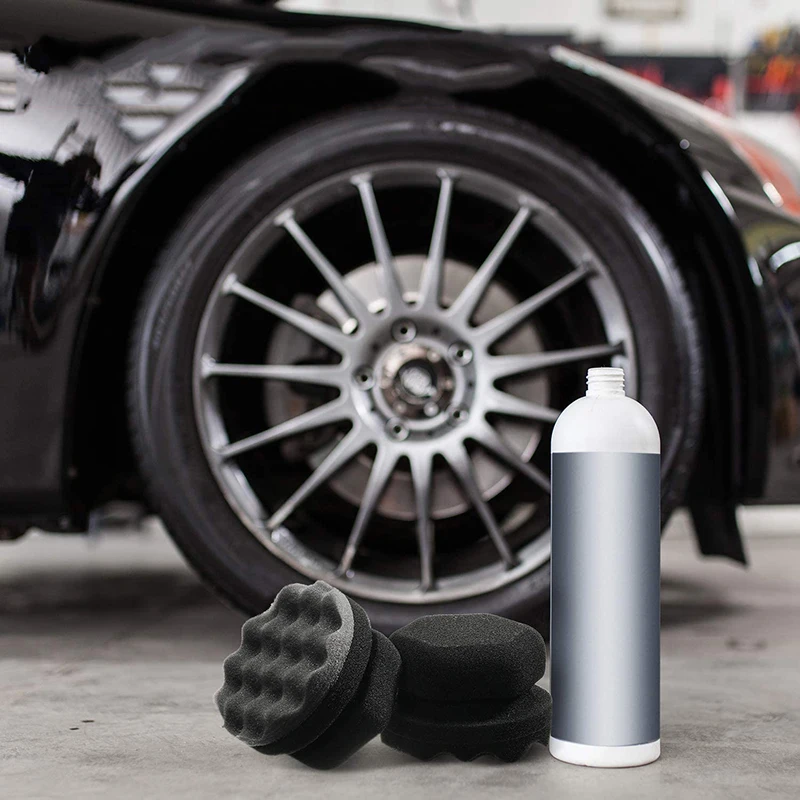 Car Wax Polishing Sponge Hexagonal Grip Applicator Hand Tire Wax Sponge High Density Foam Sponge For Auto Waxing Accessories 5