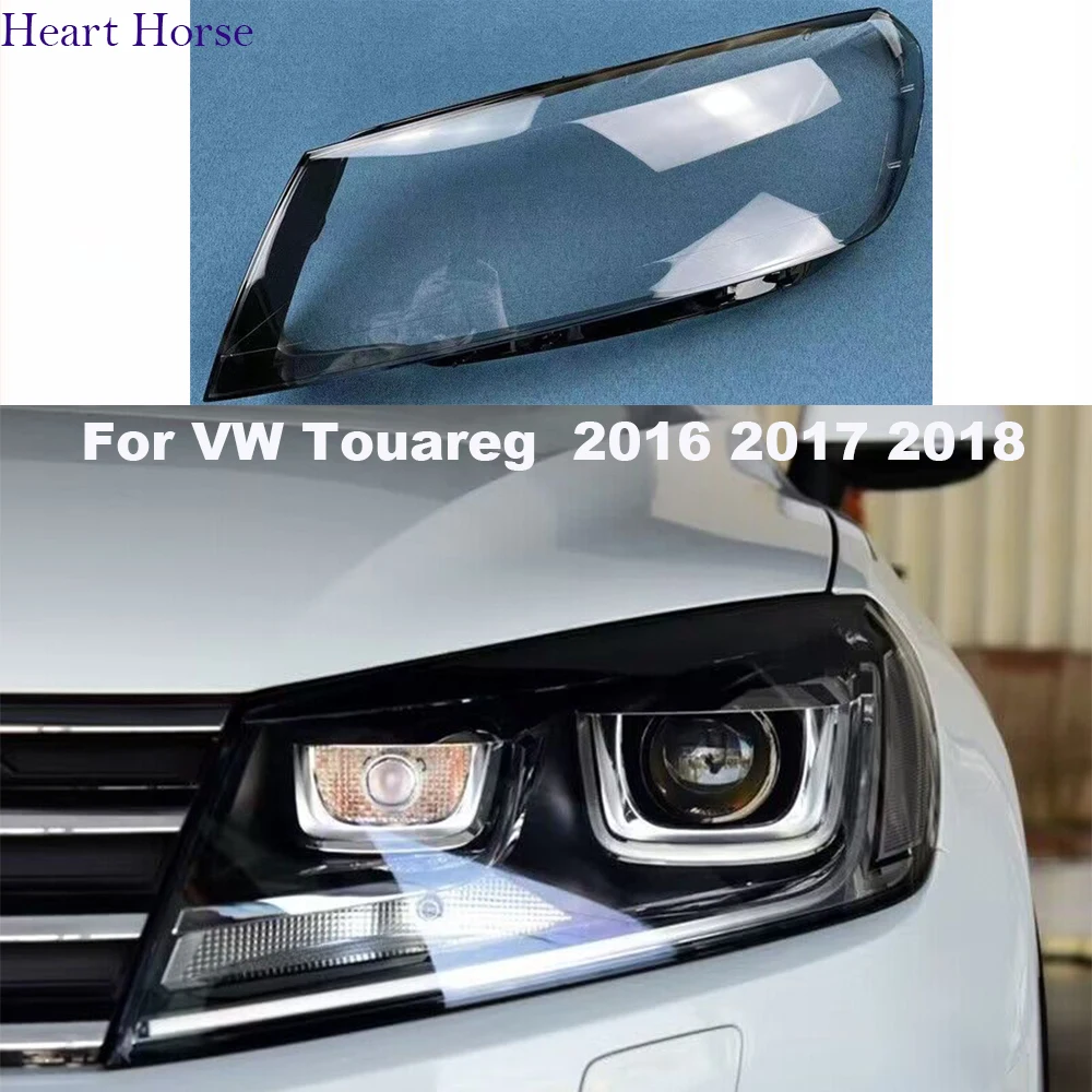 

Headlight Lens For VW Touareg Halogen 2016 2017 2018 Shell Lampshade Headlamp Lamp Cover Auto Parts