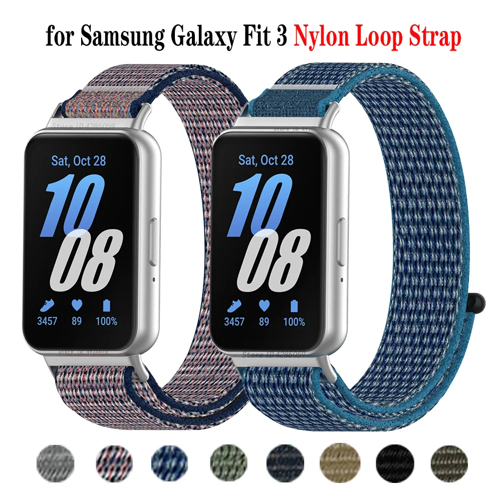 

Ремешок нейлоновый для Samsung Galaxy Fit 3, Аксессуары для часов, спортивный сменный Браслет для Samsung Galaxy Fit3