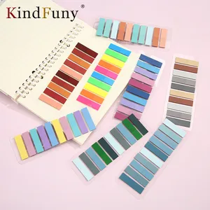 200 Sheets Transparent Notepad Sticky Notes Index Tabs Bookmarks for Books Kawaii Aesthetic Stationery Office School