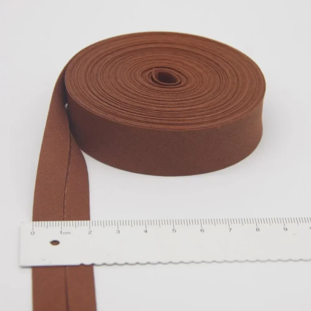 Cotton Bias Tape 20mm 3/4" 25yds/lot Fold Tape DIY Sew Material Handmade Item sewing fabric paste