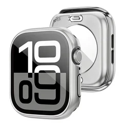 Premium Aluminum Alloy Apple Watch Protective Case with TPU Bumper and Metal Frame for 40mm Series 4 - 6 - 5 - SE (Sliver)