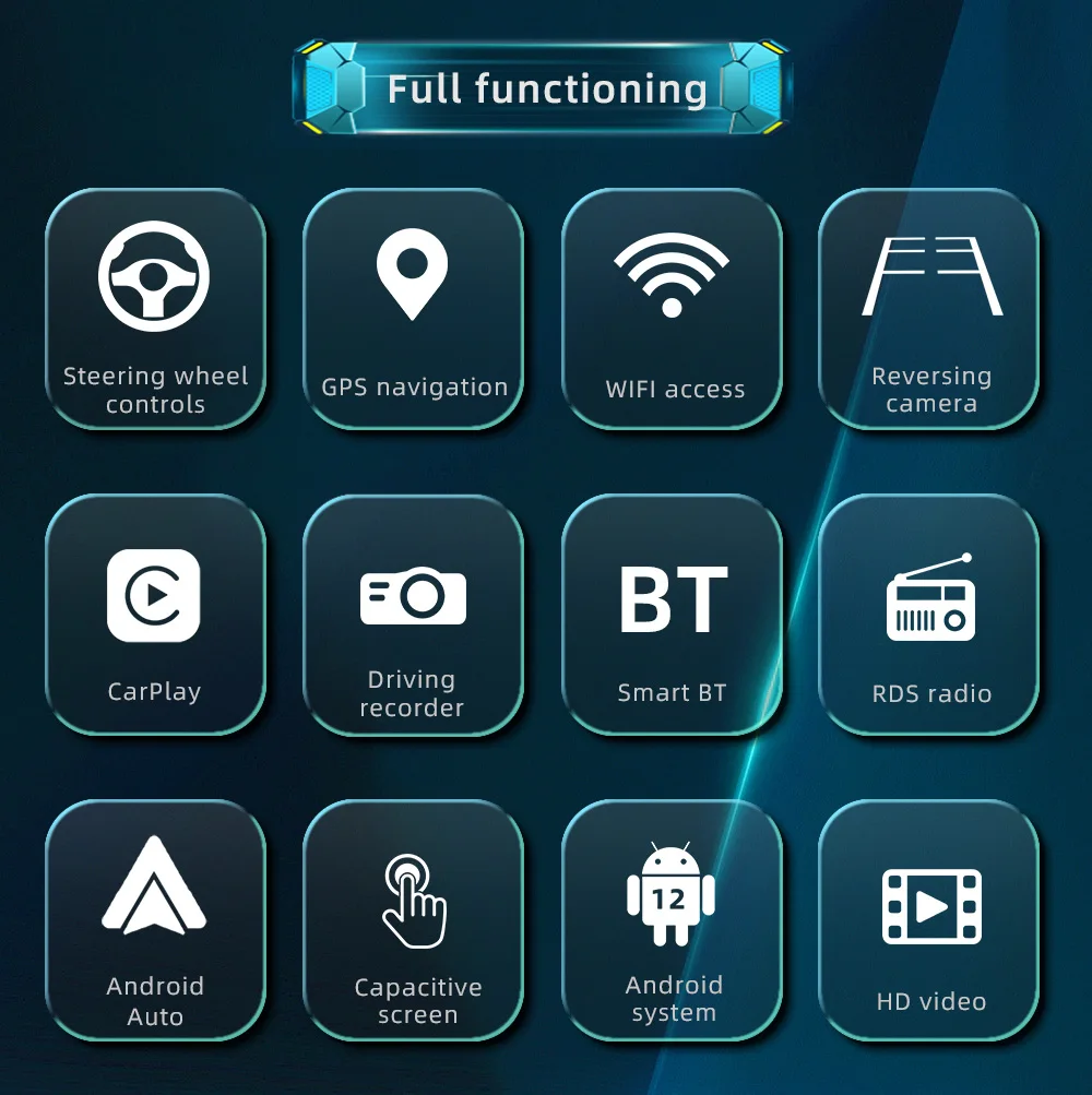 Se22a030298f344efb4e35b32d16b545ad Android 12 Autoradio Multimedia Player 2Din Car Radio for VW Volkswagen Golf 5 6 Passat B6 Jetta MK5 MK6 Car Intelligent Systems