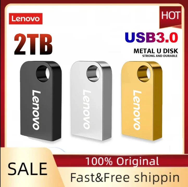 

USB-флеш-накопитель Lenovo 2 ТБ Mini на 1 ТБ, USB 512, 3,0 Гб