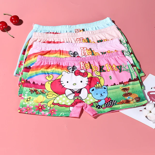 Buy Sanrio Hello Kitty Print Boxer Briefs with Elasticated Waistband - Set  of 3 Online for Girls