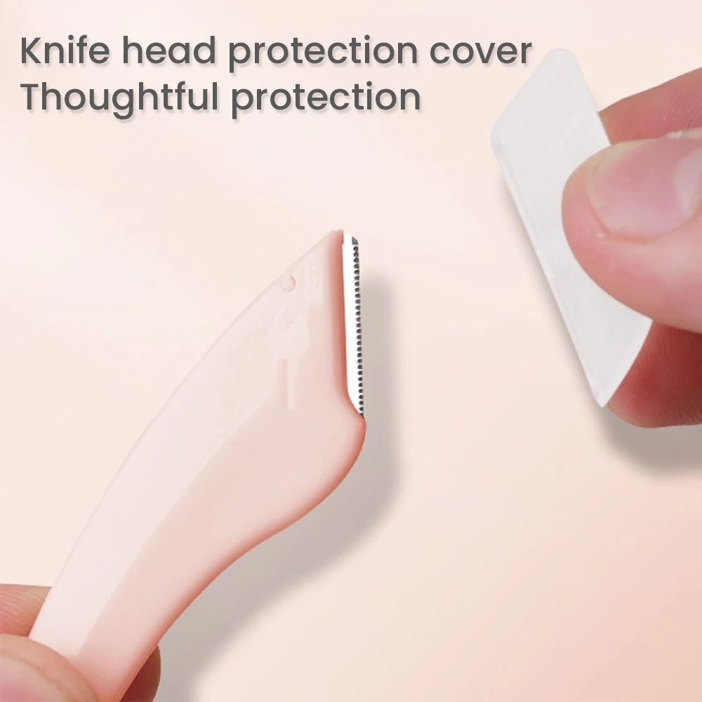 Eyebrow Trimming Knife Razor For Women Professional Scissors With Comb Brow Trimmer Scraper