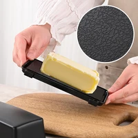 Boîte de récipient au beurre et au fromage ; Stockage au comptoir ; livré avec couvercle et couteau pour un rangement facile au réfrigérateur 4
