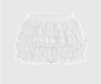 Women's Sweet Bow Lace Ruffles Shorts  Aesthetic 2000s Elastic Waist Short Pants Summer Shorts - Image 6