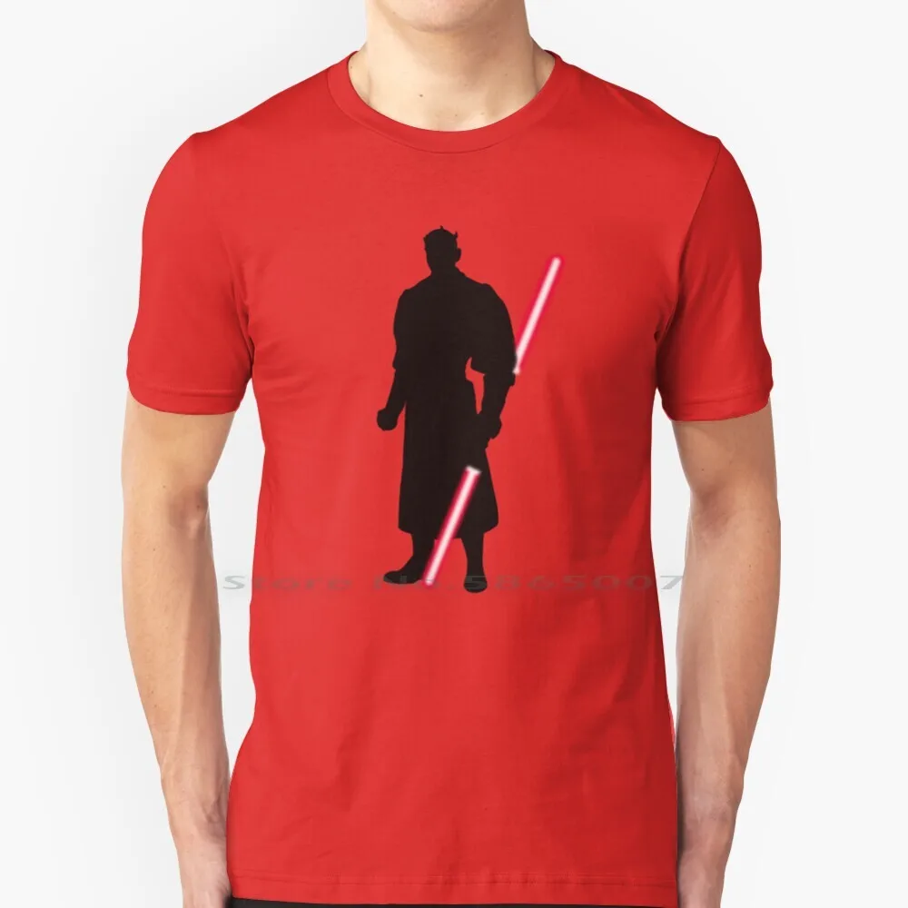 Maul Silhouette T Shirt Cotton 6Xl Lord Maul Darth Maul Sith Red Black Clone Wars Reons Cute Trendy Trending Pinterest