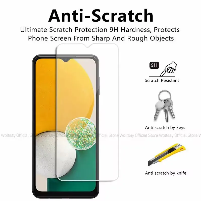 Premium Tempered Glass Screen Protector - 3 Pack