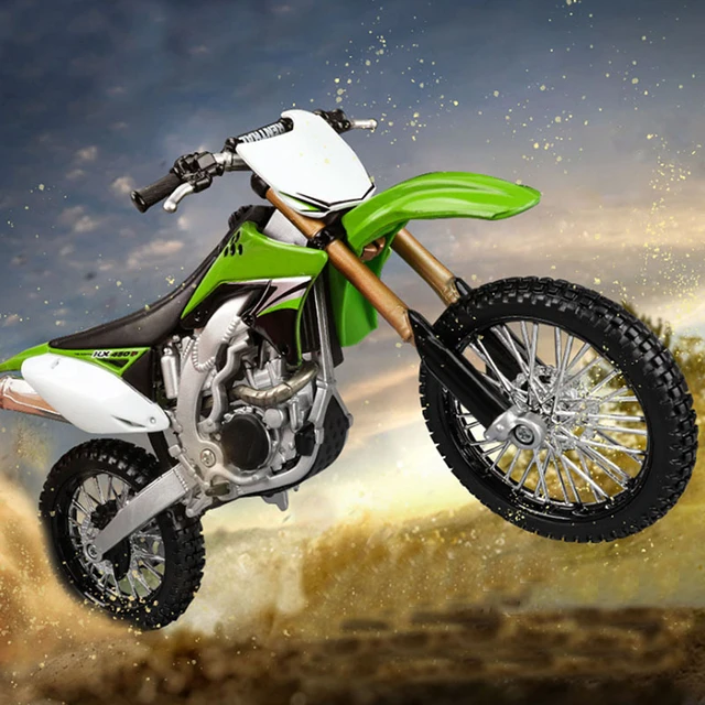 1/12 Bilancia KX 450F Moto Race Diecast Motocross del Metallo